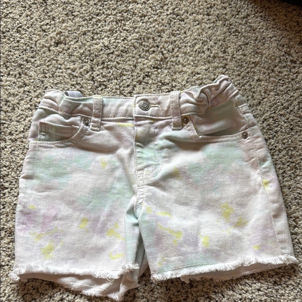 Cat & Jack Pastel Tie-Dye Kids Shorts